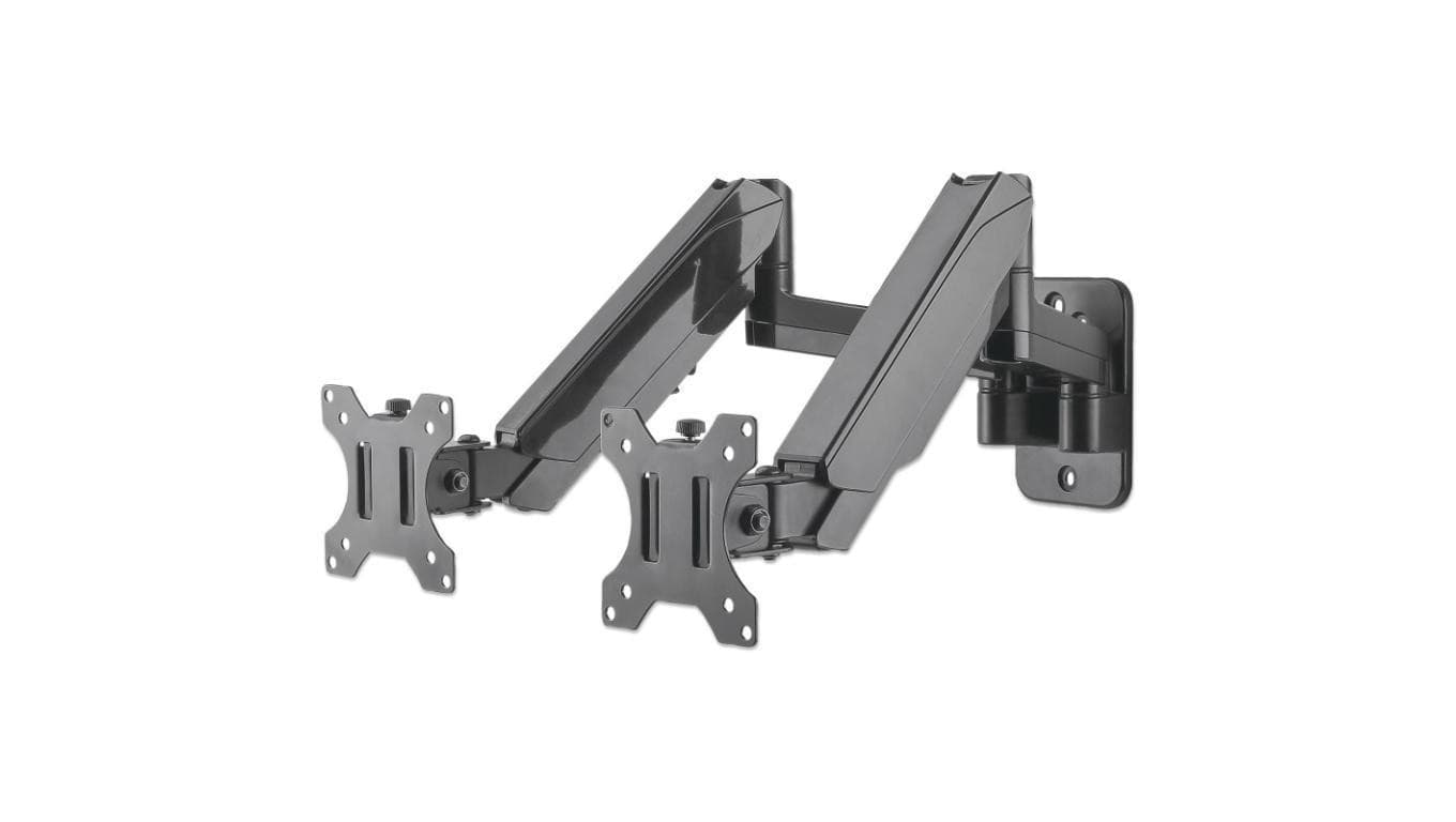 uchwyt ścienny 2x TV LED/LCD 17-32 Cale 8kg Sprężyna Gazowa