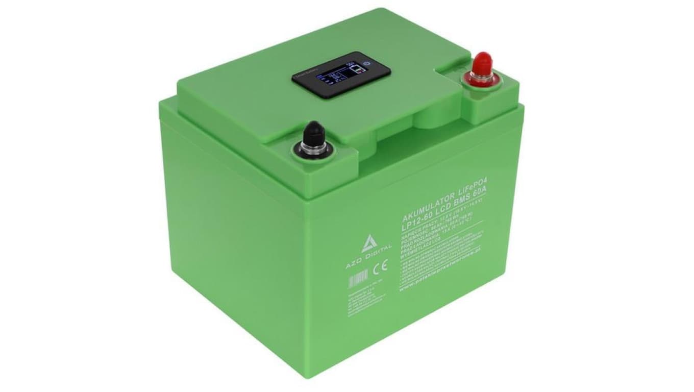 Akumulator LiFePO4 LP12-60 60Ah 12V 60A LCD
