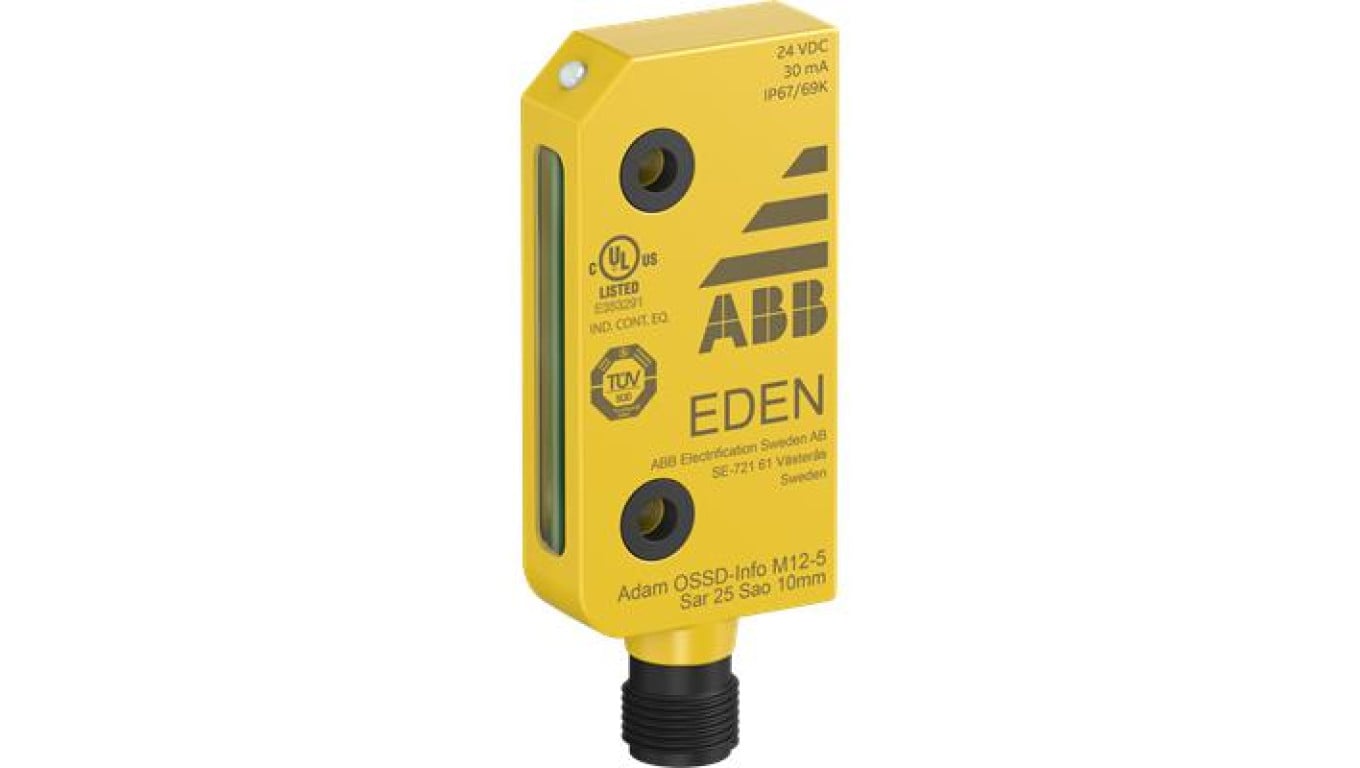 Czujnik magnetyczny zbliżeniowy 24VDC 30mA IP67/69K Adam OSSD-Info M12-5 wtyk 2TLA020051R5400