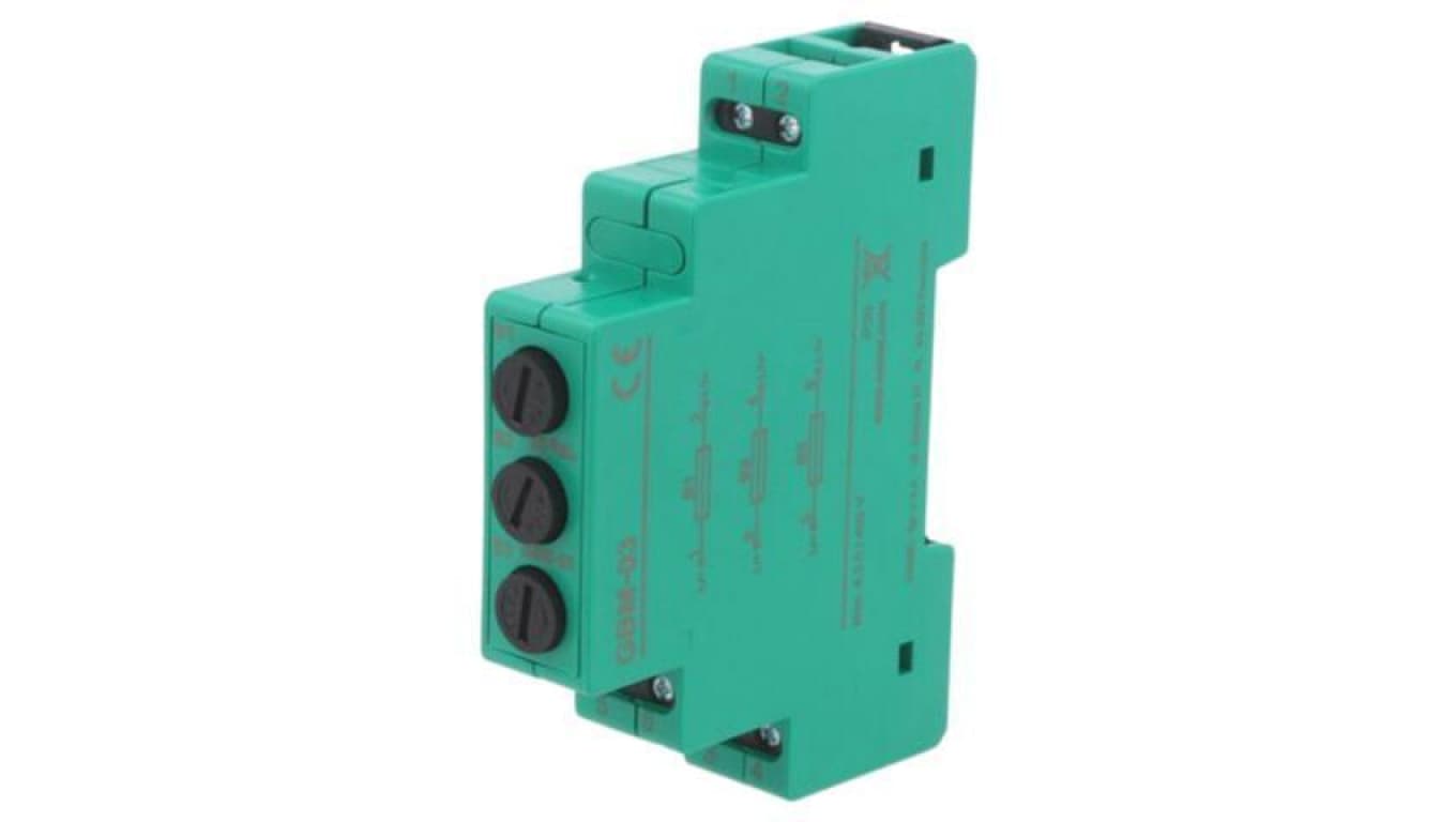 GBM-03 Bezpiecznikowy, na szynę DIN, IP20, -25÷50C, 3x400VAC