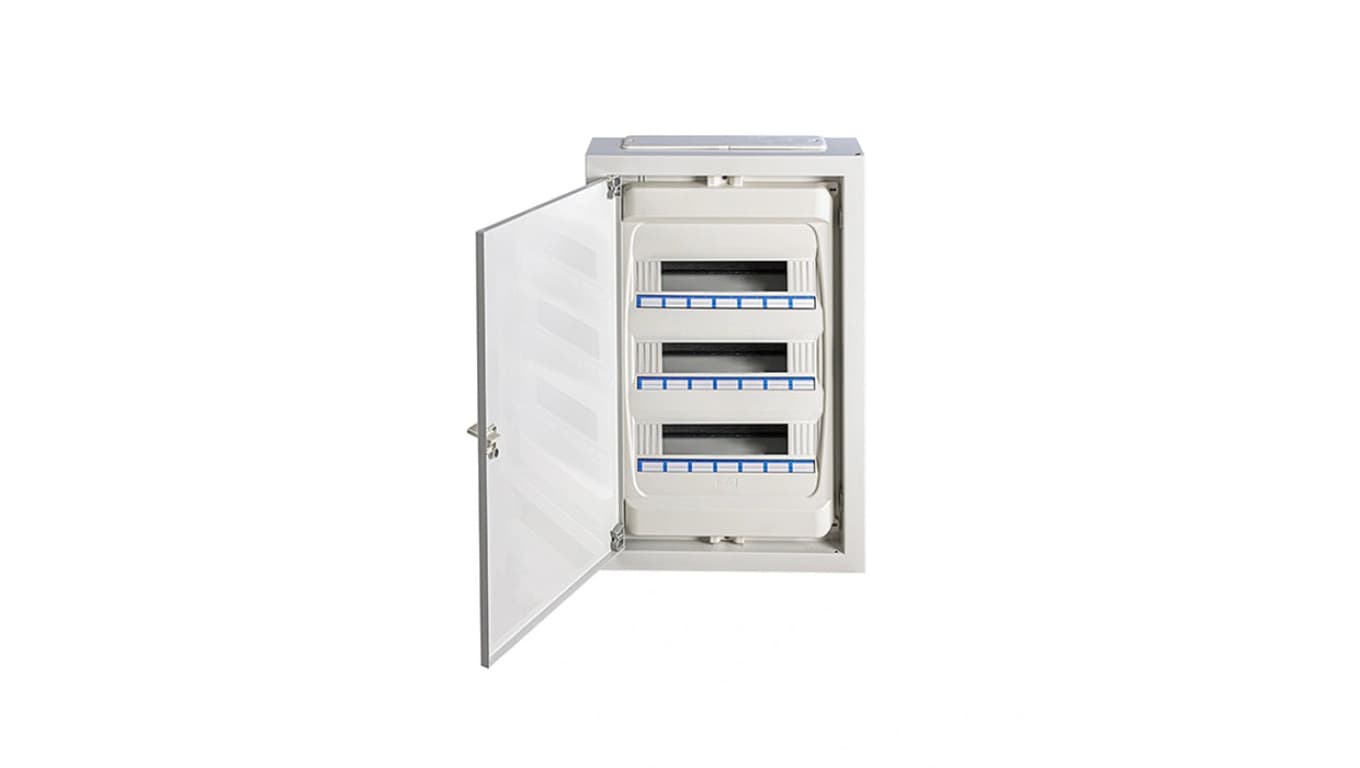 IP40 Rozdzielnica modułowa 3x12 GOLD MP natynkowa (drzwi metalowe) PE+N