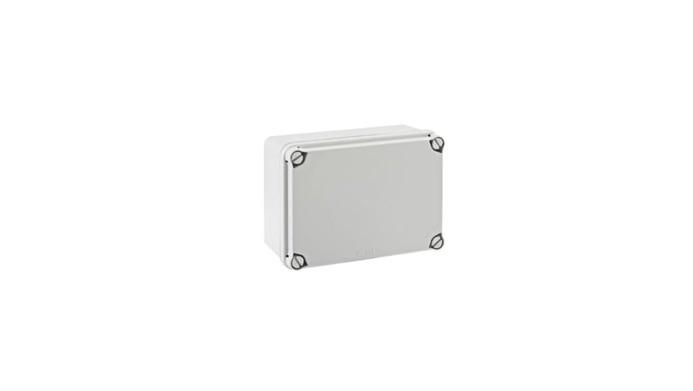 IP65-IP67 Puszka hermetyczna LIGHT 121x166x80 pokrywa pełna, gładka