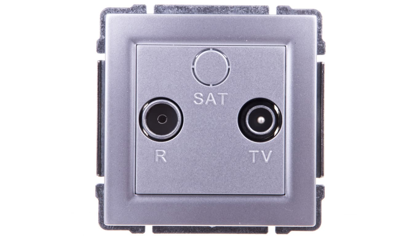 KOS66 Gniazdo antenowe RTV końcowe aluminium 664073