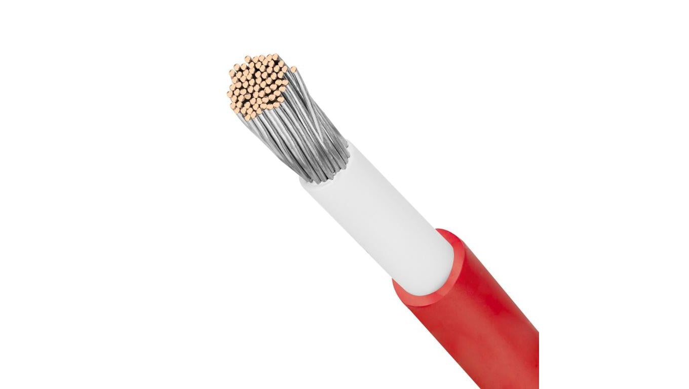 Kabel solarny H1Z2Z2-K PV1-F 1,0/1,5kV 6 czerwony LSOH zewnętrzny, do ziemi NEKU 10m