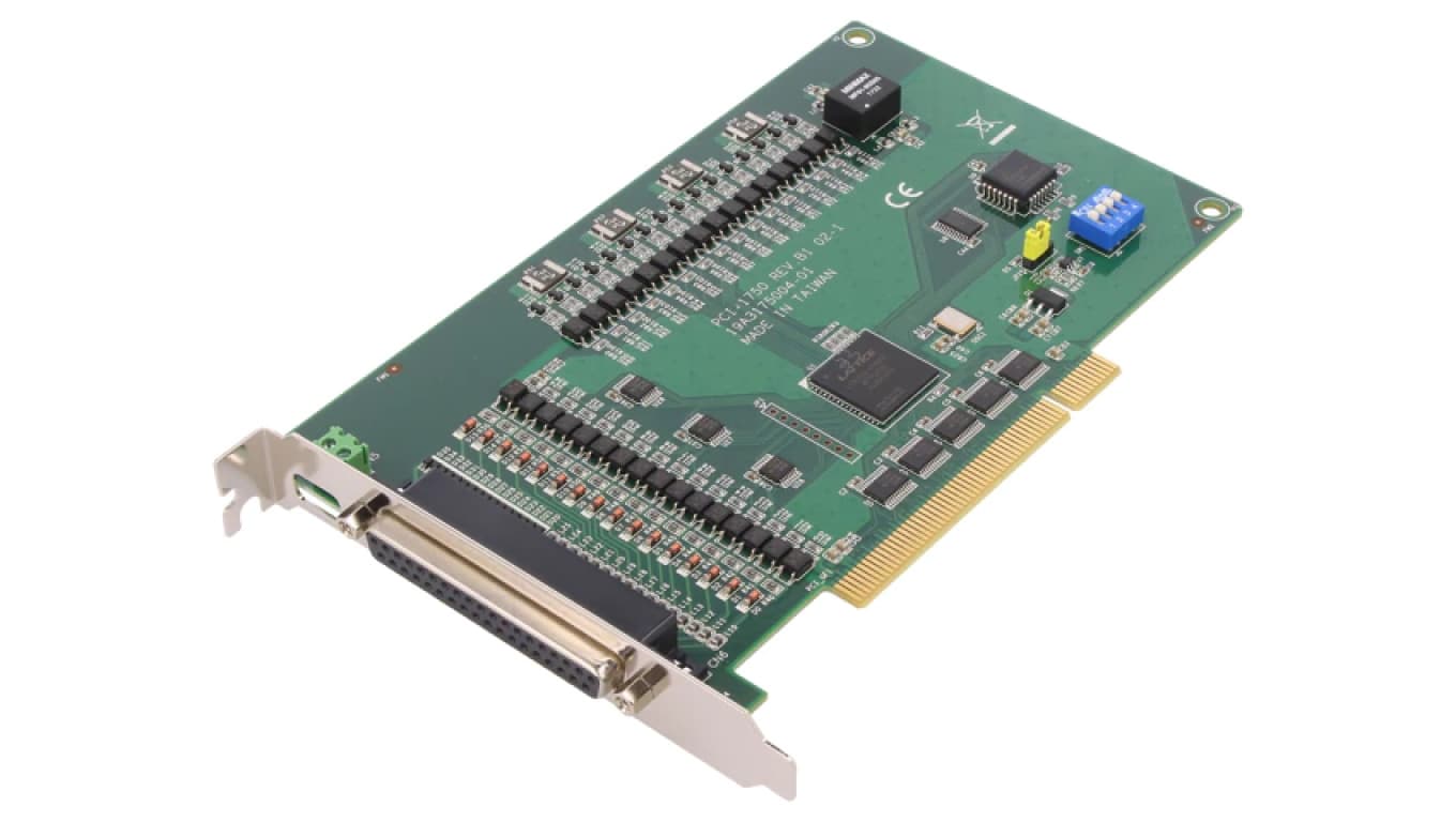 Karta we/wy cyfrowych izolowanych, 16 we/wy PCI-1750-BE