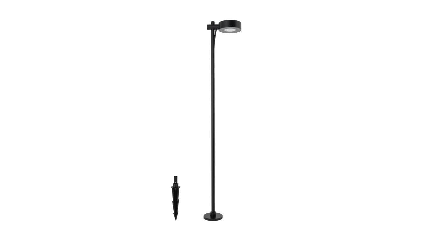 Lampa stojąca wbijana 100cm TESSA LED 7W czarna IP54 aluminium 11541 Nowodvorski