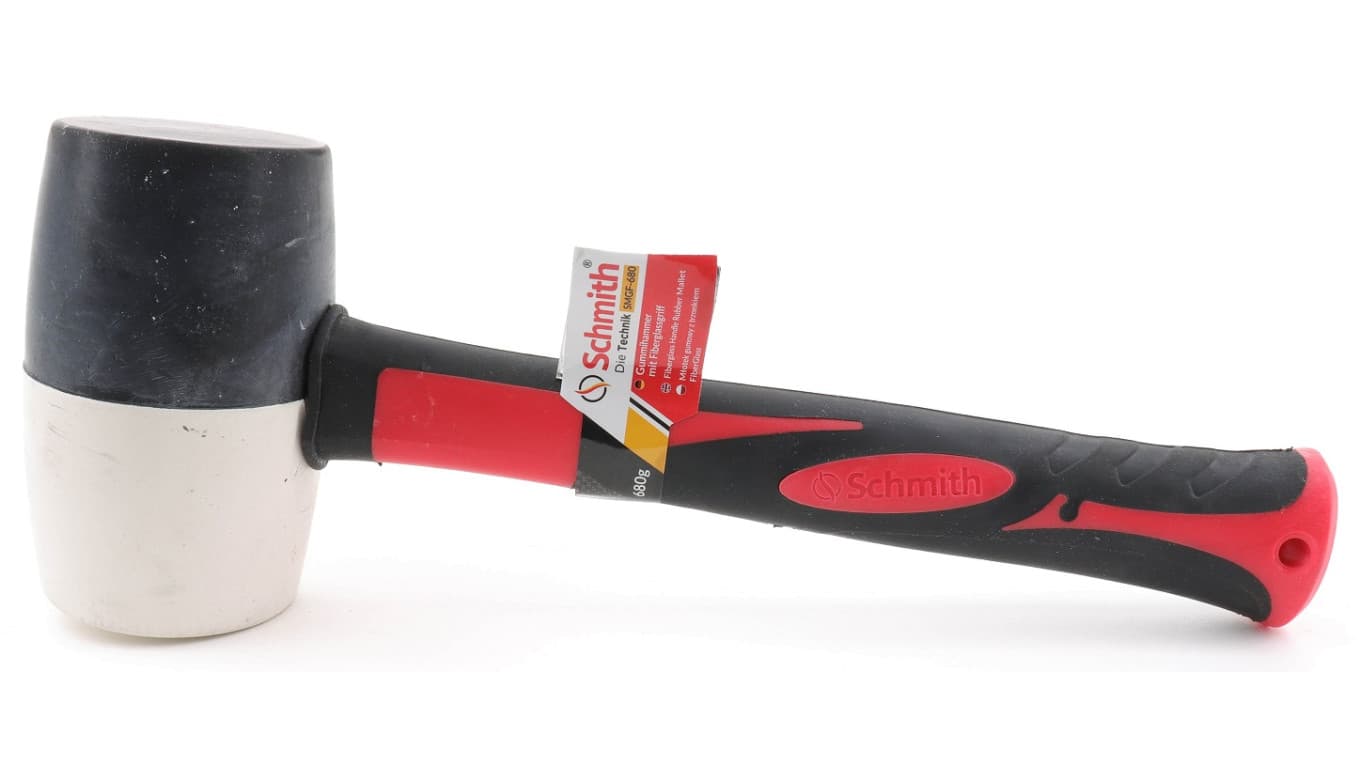 Młotek gumowy FIBERGLASS - 450 g - Schmith