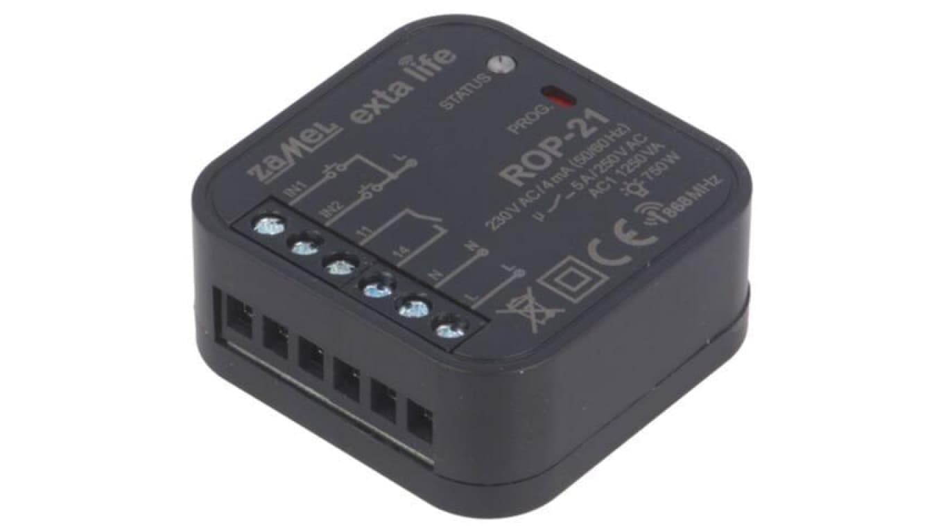 ROP-21 Odbiornik, dopuszkowy, 230VAC, NO, IP20, -10÷55C, 330m