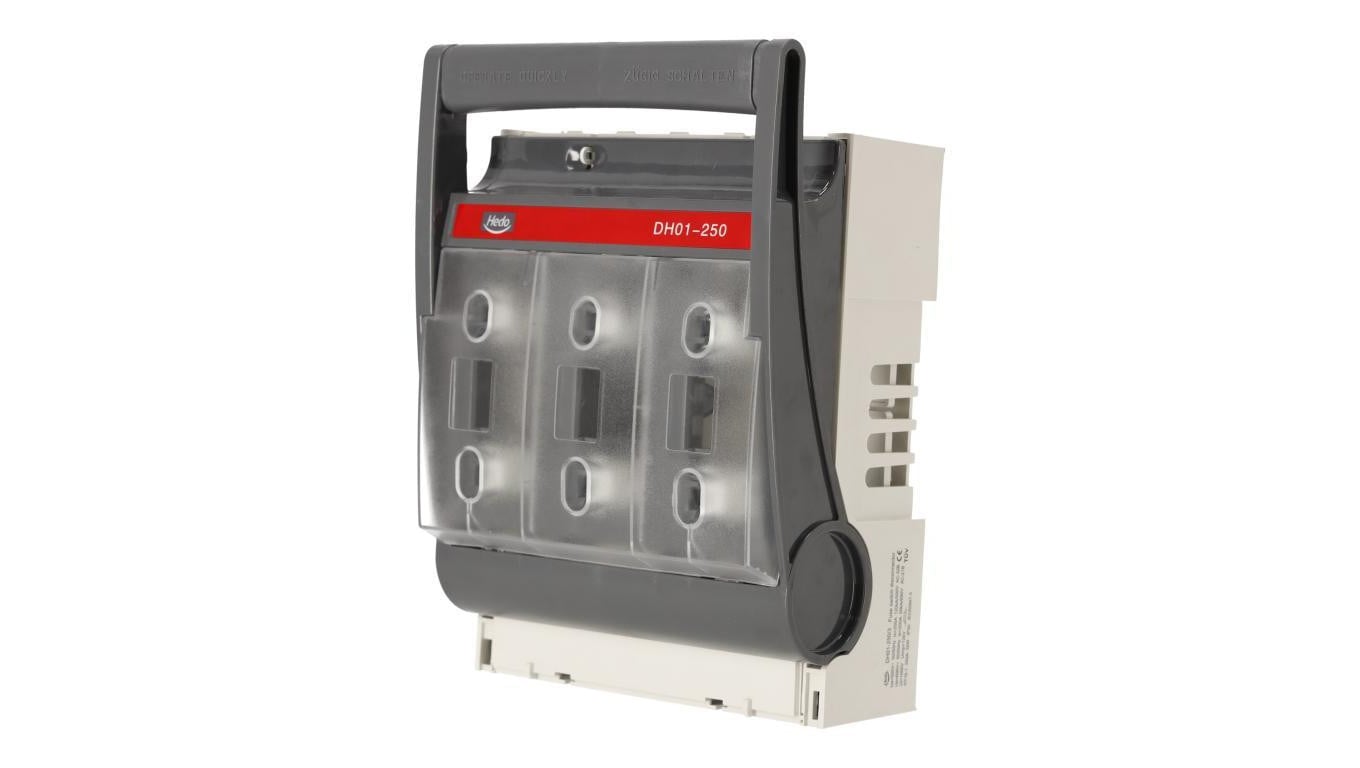 Rozłącznik bezpiecznikowy klatkowy DH01-250/30 250A 3 polowy IP30 HEDO DH00-250