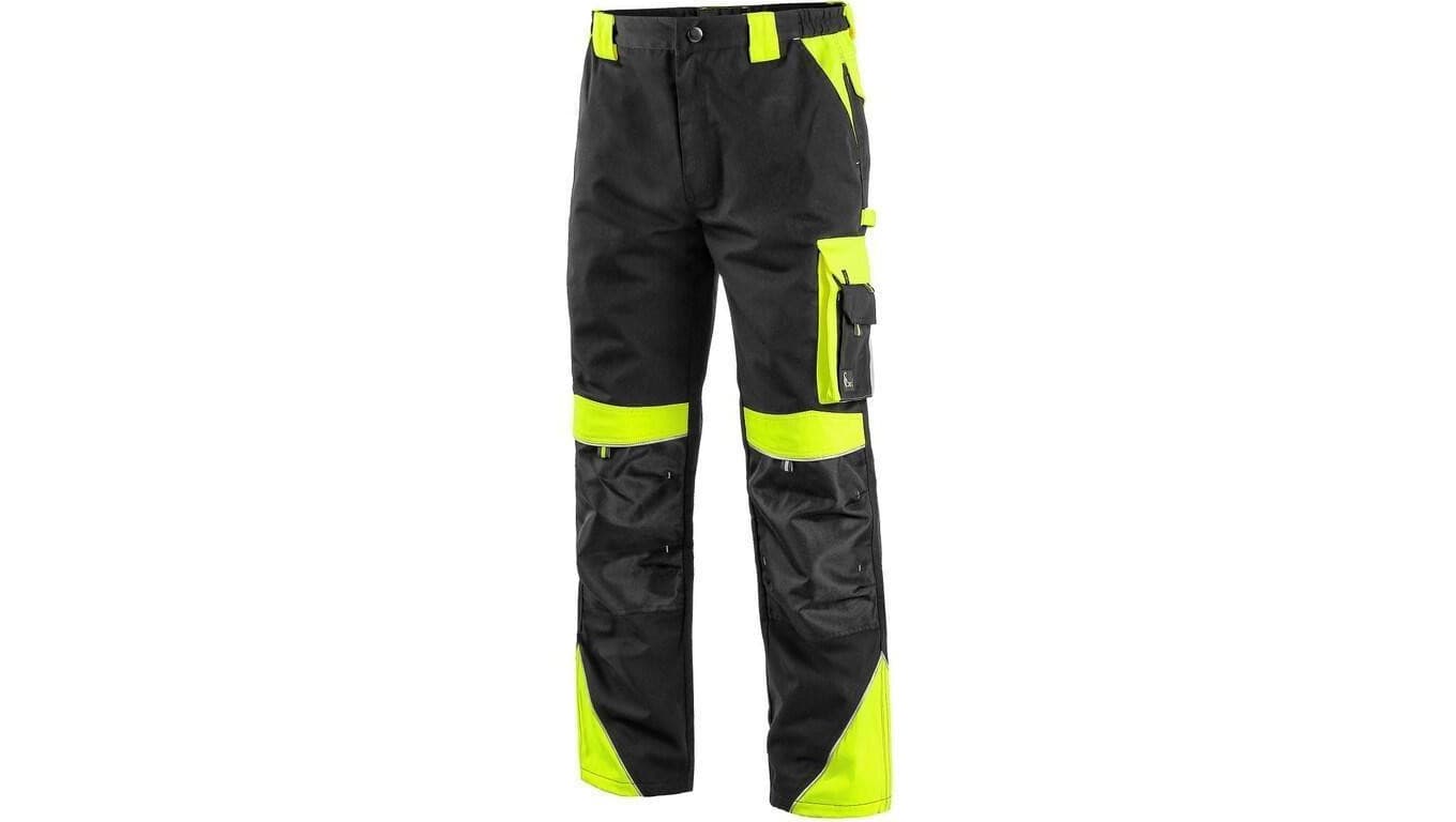 SPODNIE CXS DO PASA SIRIUS BRIGHTON CZARNO-ŻÓŁTE ROZM.54
