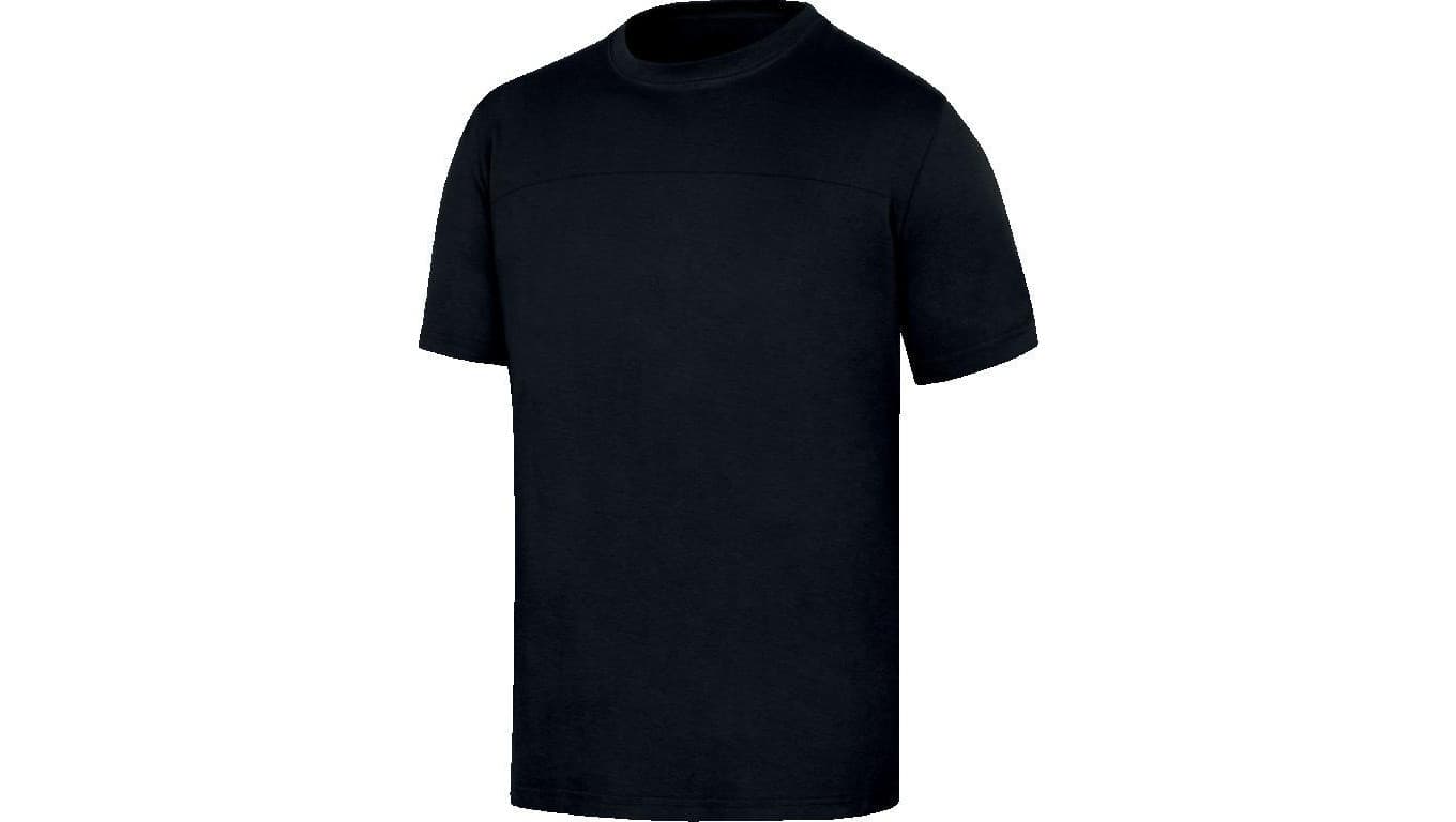 T-shirt z bawełny, kolor Czarny, rozmiar: 4XL, GENO2NO4X
