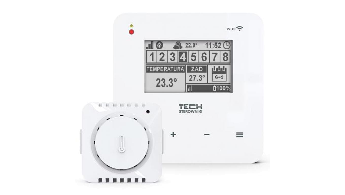 TECH T-5Z WiFi - Regulator pokojowy z WiFi podtynkowy