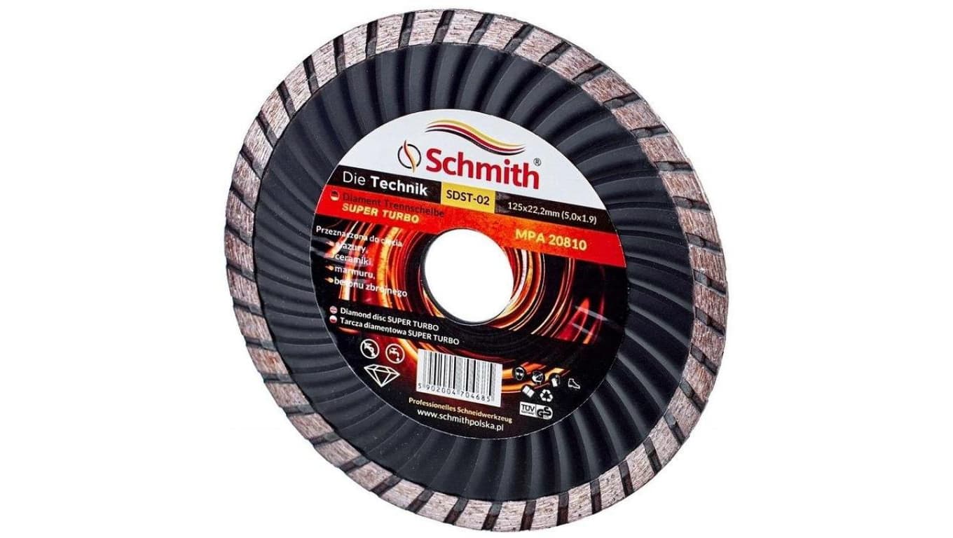 Tarcza diamentowa 230 do betonu zbrojnego glazury SCHMITH