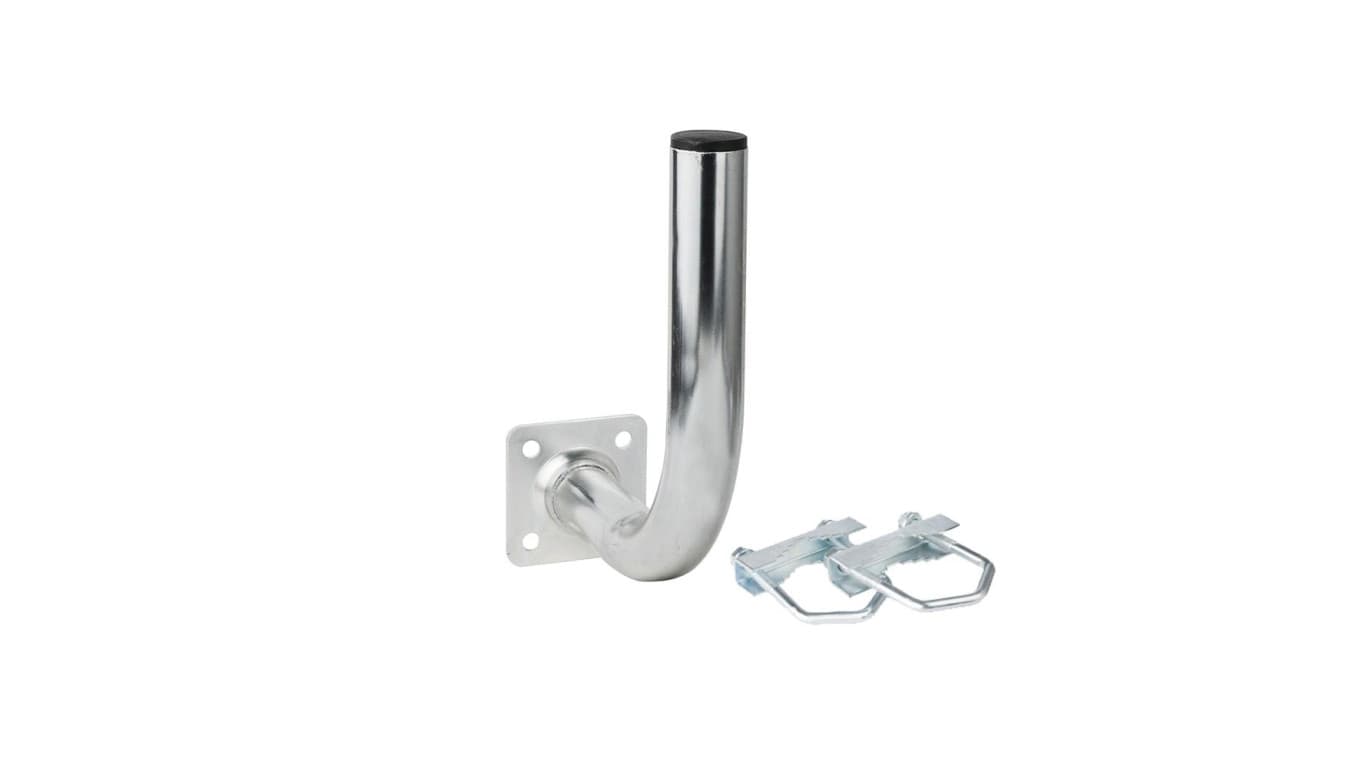 Uchwyt balkonowy 200mm, z cybantami M8, stal, ocynk Extralink L200
