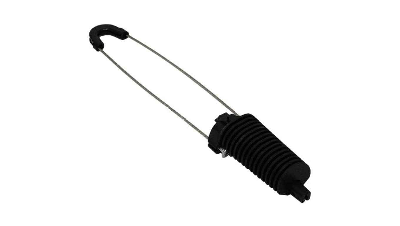 Uchwyt odciągowy dla kabli samonośnych 3-7mm 3kN 240mm z linką uchwytu fi:2,5mm