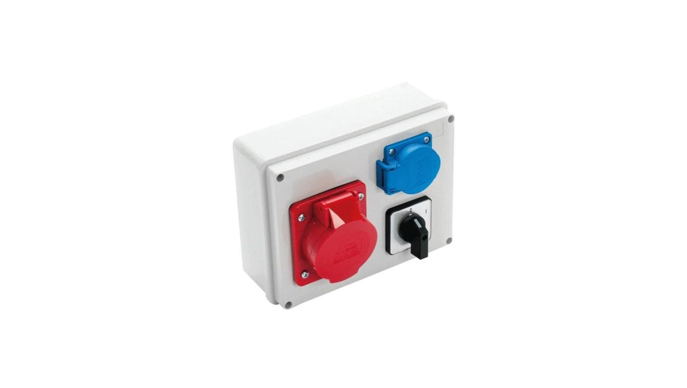 VIPLAST Rozdzielnica Gniazdo 16/5 + 250V + 0-1