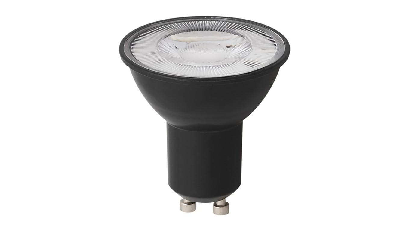 Żarówka LED GU10 Czarna 6,9W = 50W 575lm 6500K Zimna 120 OSRAM Value