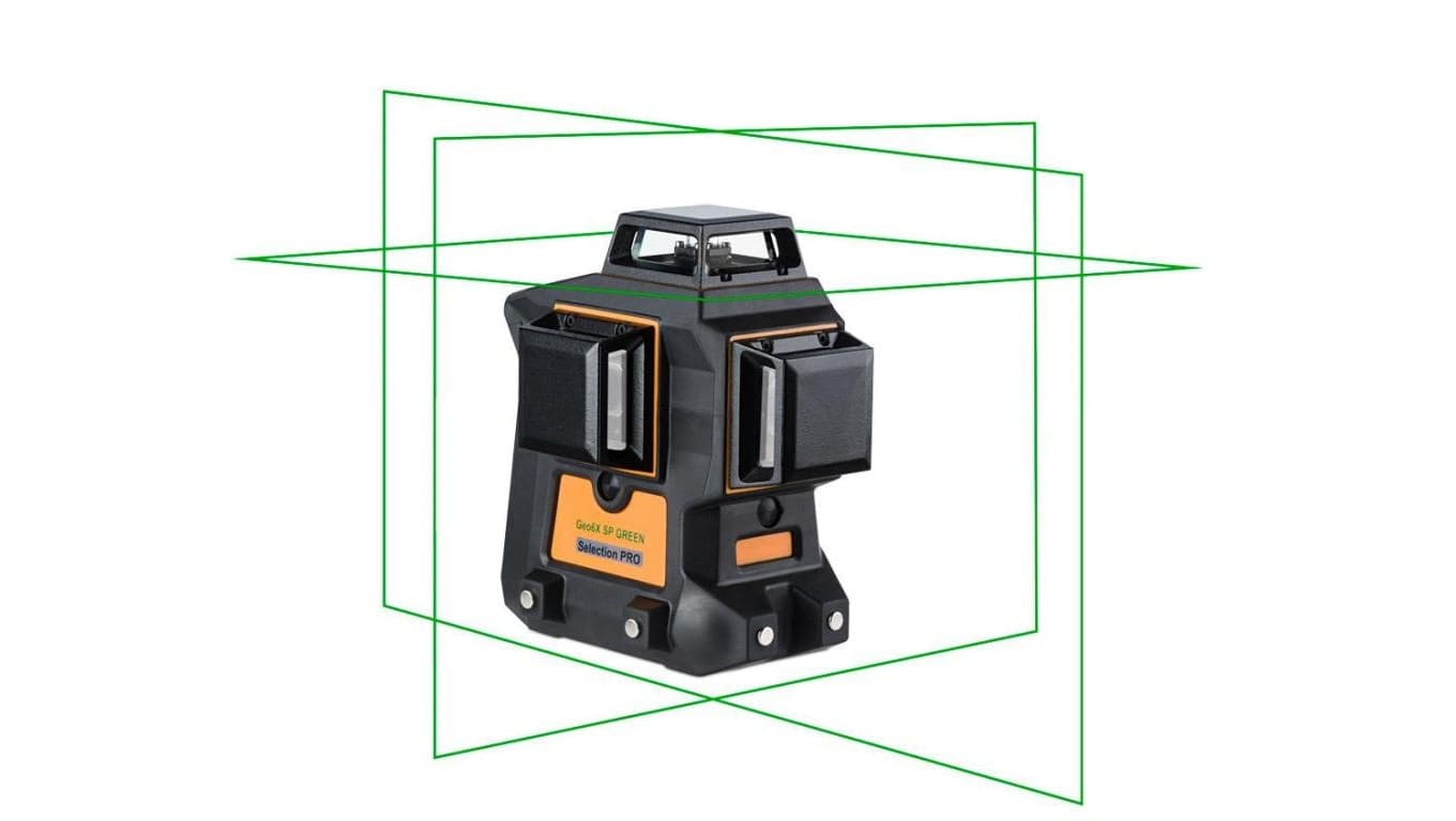 Zielony laser krzyżowy płaszczyznowy 3x360 Geo6X GREEN SP Li-Ion 12-310-22