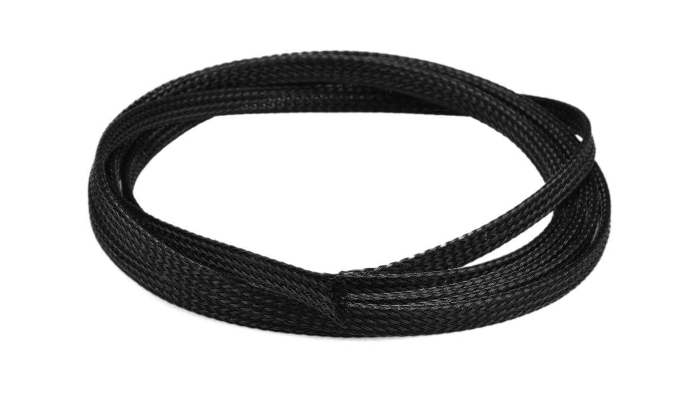 Oplot poliestrowy fi: 6mm (3,2-10mm) odporny na temperaturę pracy do 125C czarny JDD 100m