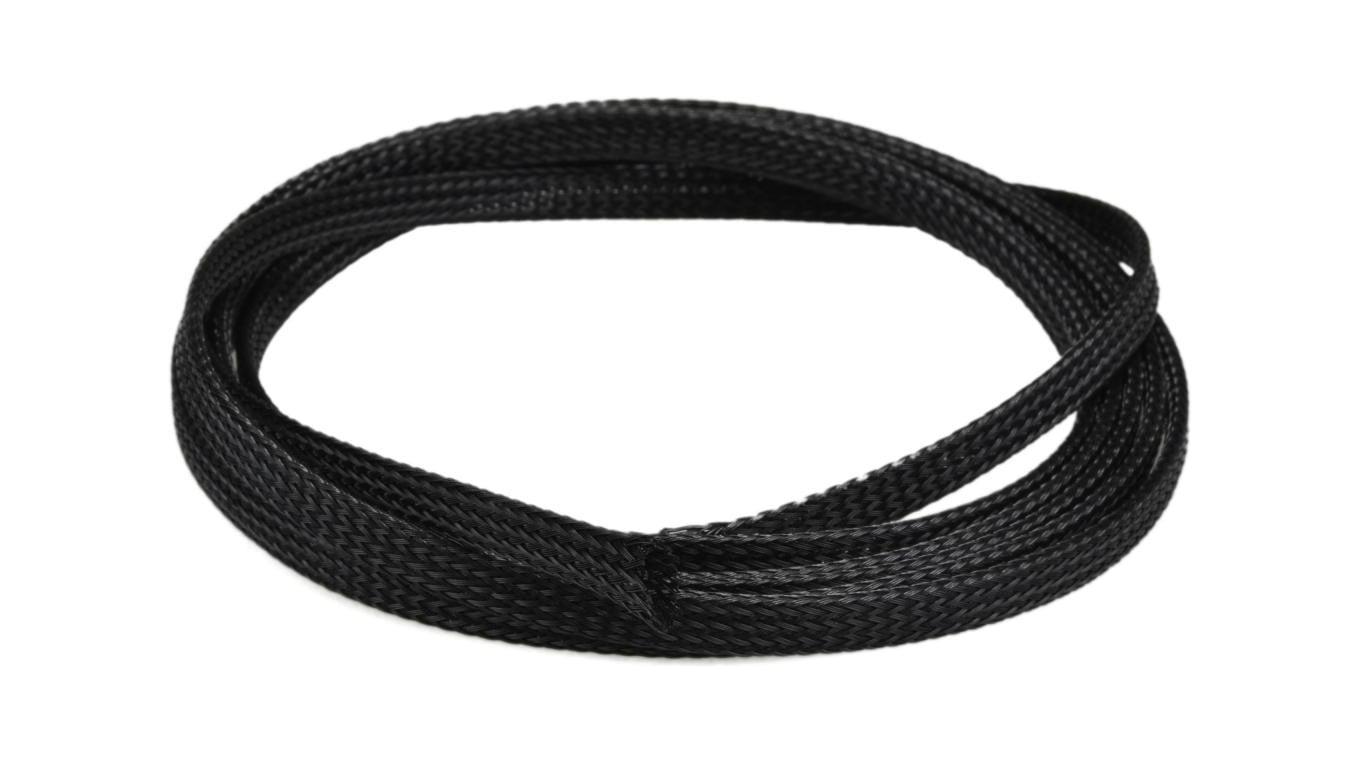 Oplot poliestrowy fi: 6mm (3,2-10mm) odporny na temperaturę pracy do 125C czarny JDD 100m