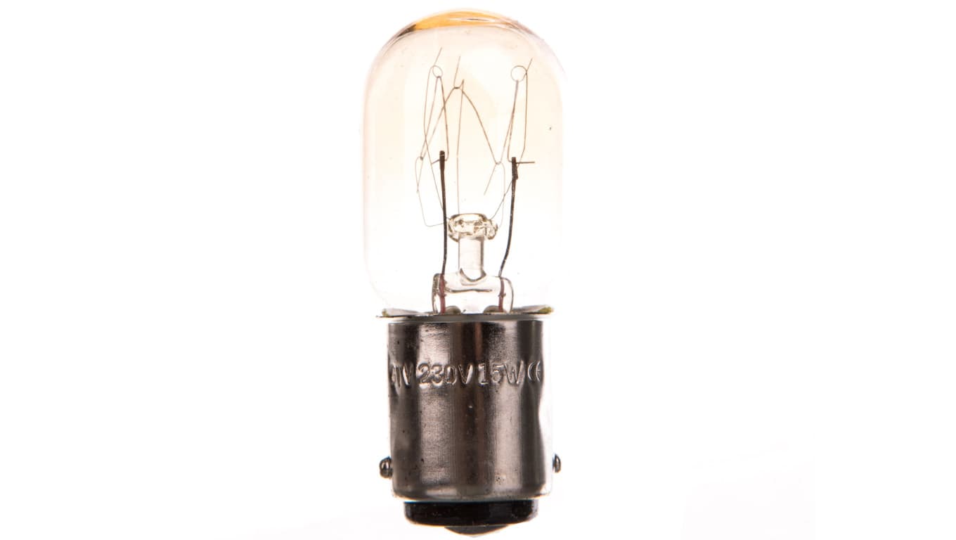Żarówka BA15 specjalna do maszyny do szycia 15W 90lm 3000K AC230V ZS-MSBA15-15