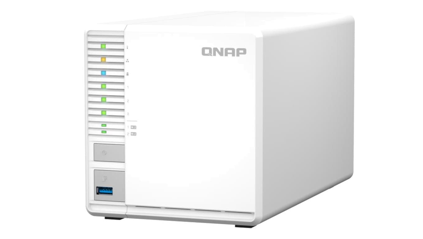 QNAP TS-364-8G 3-zatokowy serwer NAS, Intel Celeron, 8GB RAM, 1x 2,5GbE RJ-45, Tower