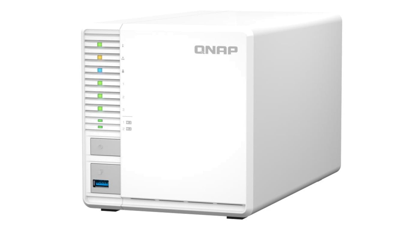 QNAP TS-364-8G 3-zatokowy serwer NAS, Intel Celeron, 8GB RAM, 1x 2,5GbE RJ-45, Tower