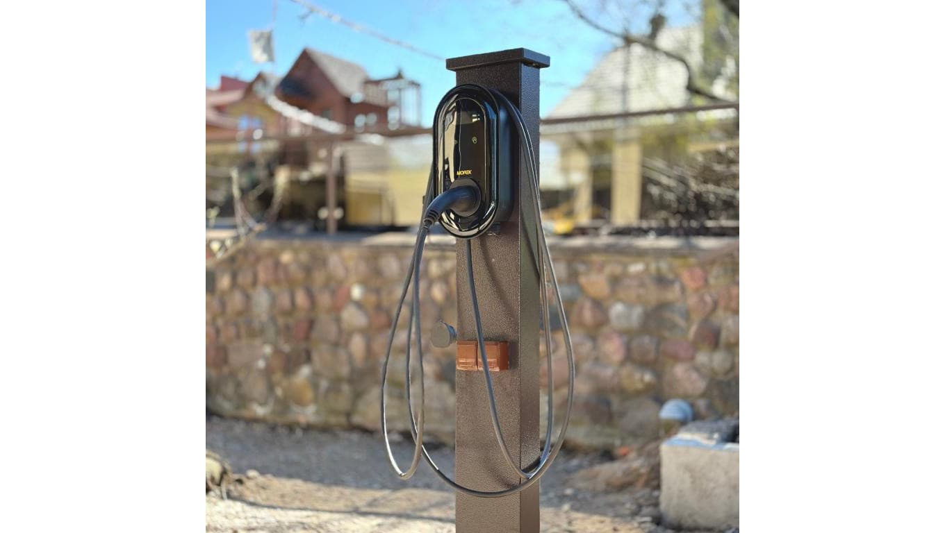 Stacja do ładowania wallbox Morek 11 kWPrzewód 6,5mTyp2Wi-FiLANRFID