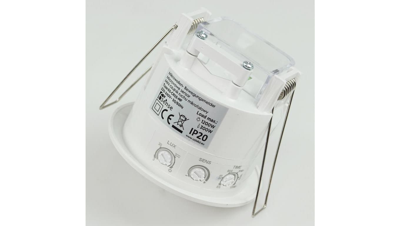 Czujnik ruchu mikrofalowy sufitowy SENSOR LED 6S 360stopni 6S-CRS5-MF