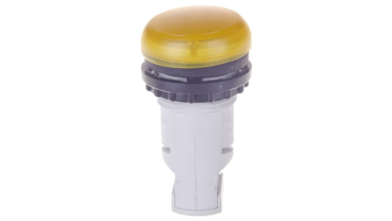Główka lampki sygnalizacyjnej 22mm żółta M22-LC-Y 216910