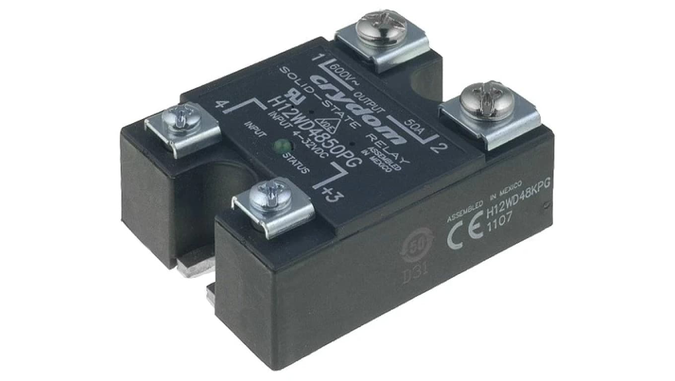 H12WD4850PG Przekaźnik półprzewodnikowy Uster: 4...32VDC 50A 48...660VAC IP00