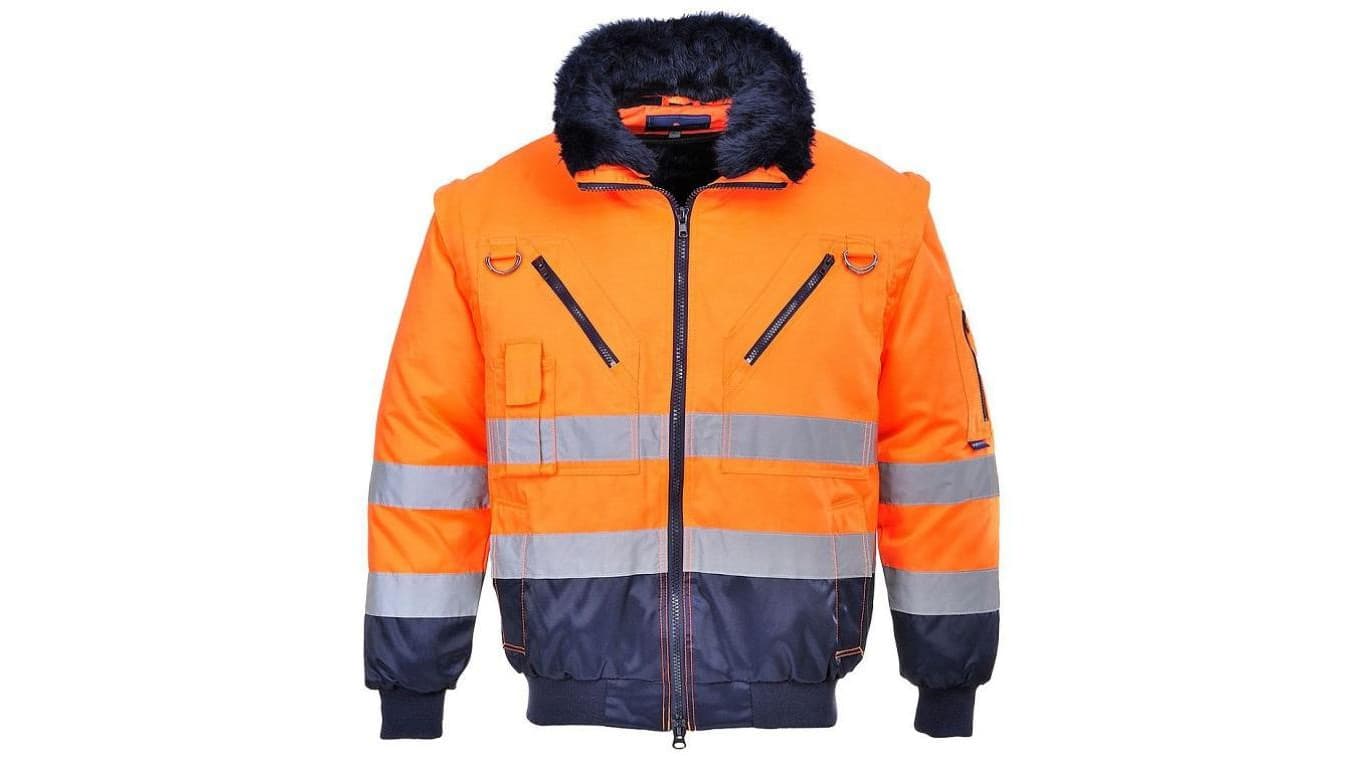 KURTKA OSTRZEGAWCZA OCIEPLANA 3W1 PJ50 XL