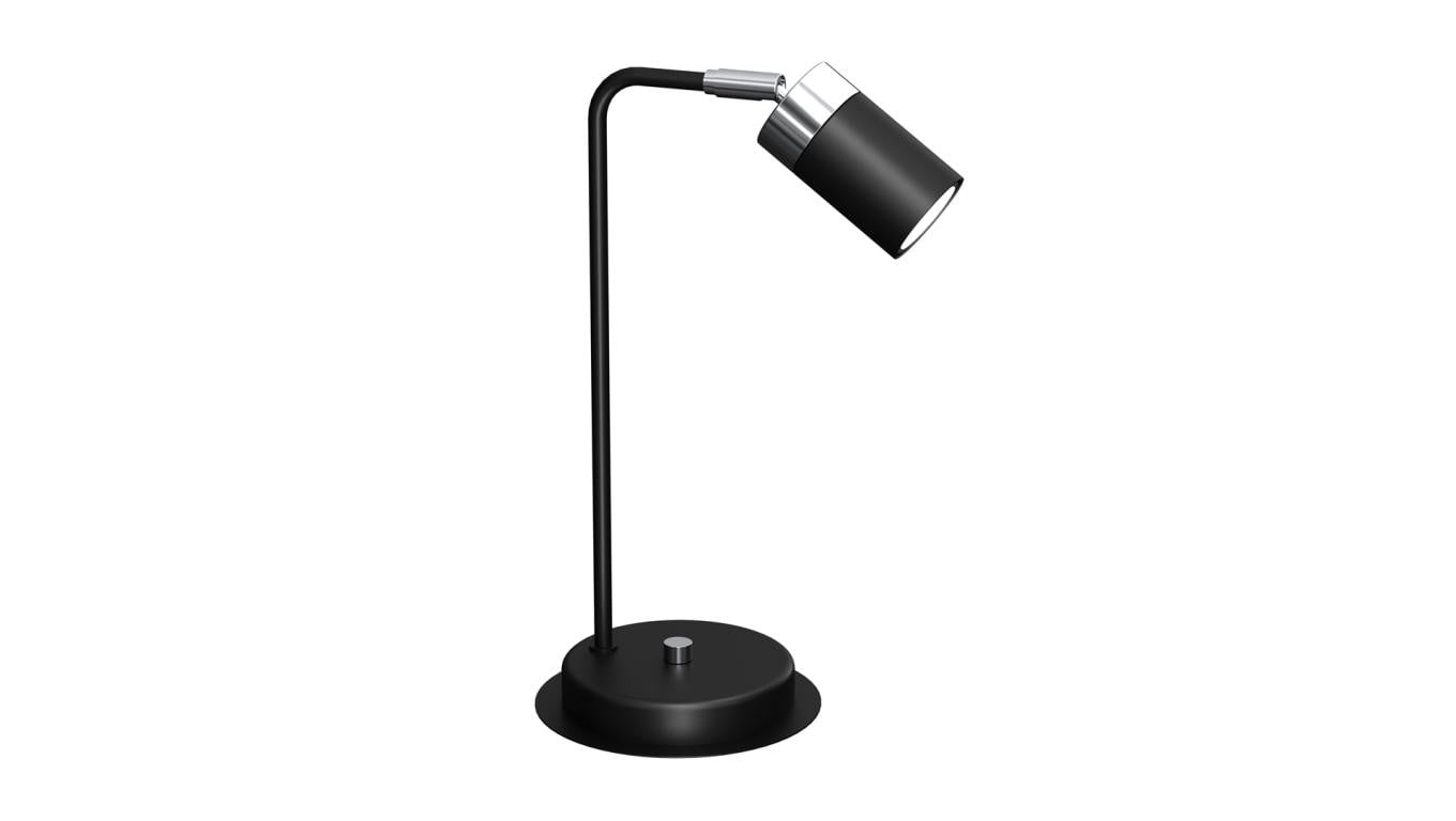Lampka nocna JOKER BLACK/CHROME 1xGU10 MLP7749 Milagro