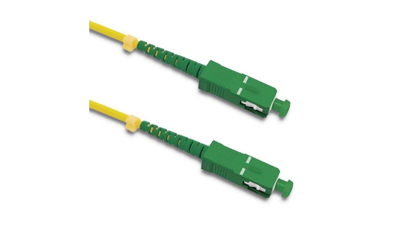 Qoltec Patchcord światłowodowy SC/APC - SC/APC Singlemode 9/125 G652D Simplex 0.5m
