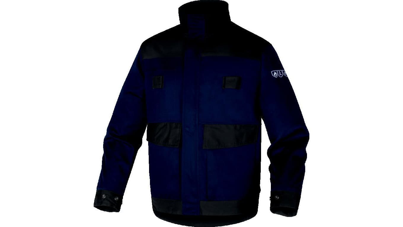 Bluza ognioodporna, antyelektrostatyczna, kolor Granatowy, rozmiar: S, MAIV2BMPT