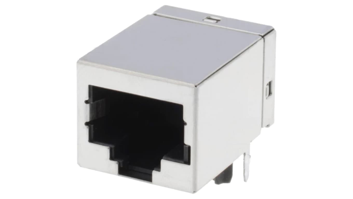 Gniazdo RJ45 8-pin Kat 5e ekranowane Układ 8p8c na PCB THT 5558342-1
