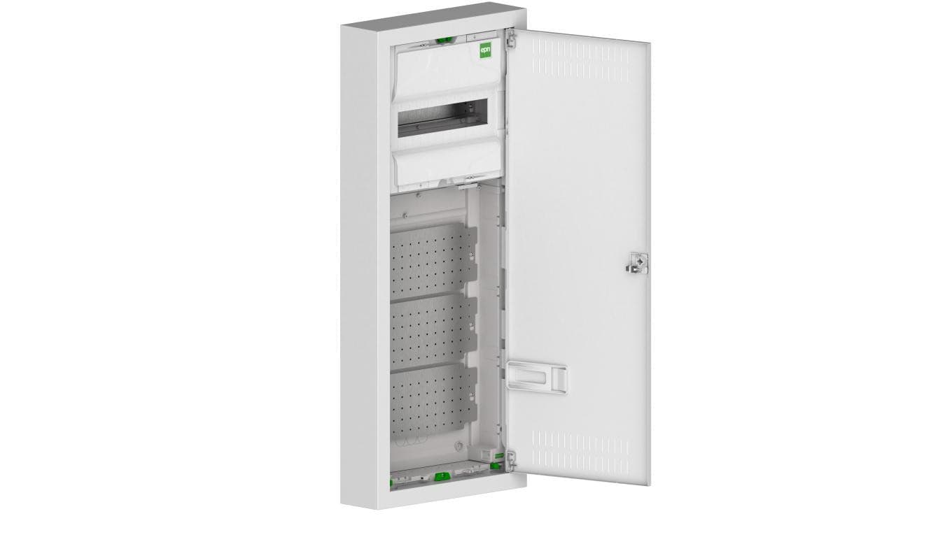 Rozdzielnica modułowa MSF TWIN RN 1x12 (N+PE) + 3X12 natynkowa multimedialna IP30 2015-10