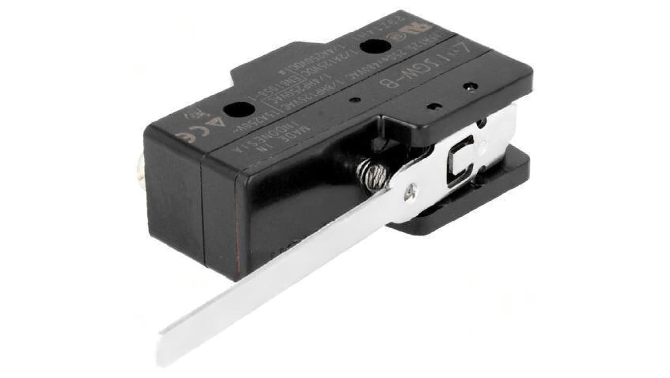 Mikroprzełącznik SNAP ACTION 15A/250VAC 6A/30VDC z dźwignią Z-15GW-B
