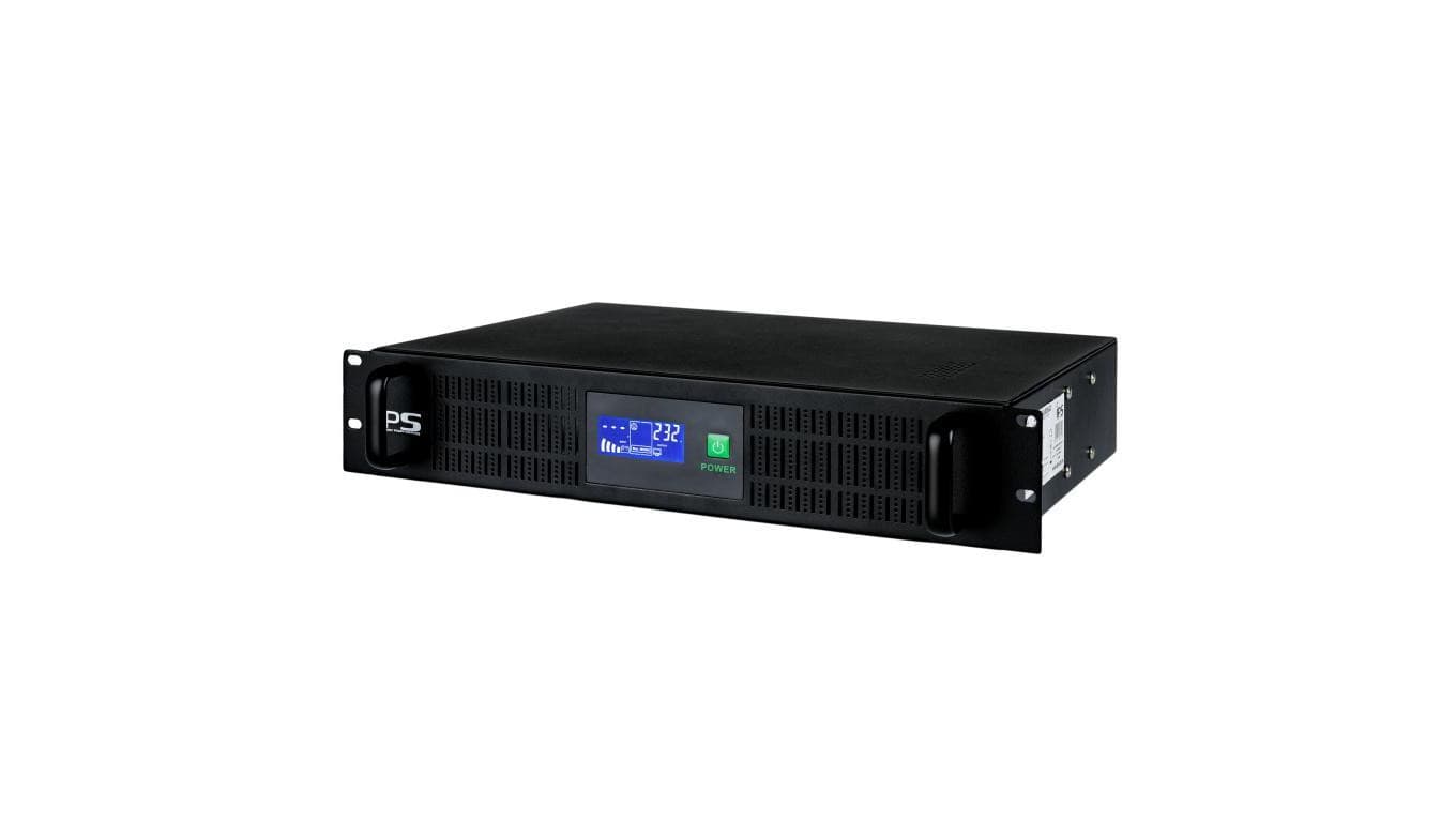 Zasilacz UPS CCTV 850VA 510W Rack 1x9Ah 12V CCTVups-2U-850-LCD