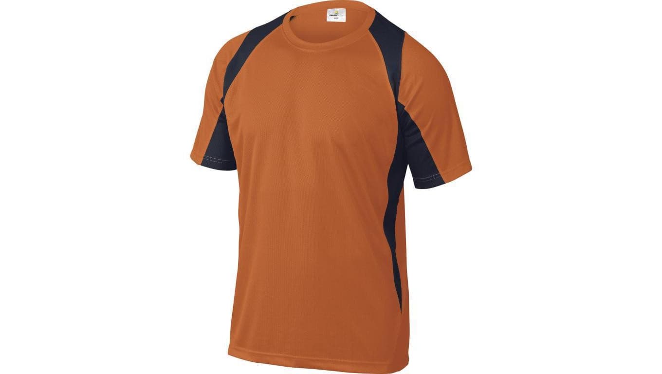 T-Shirt pomarańczowo-granatowy z poliestru (100) 160G szybkoschnący rozmiar XXXL BALIOM3X