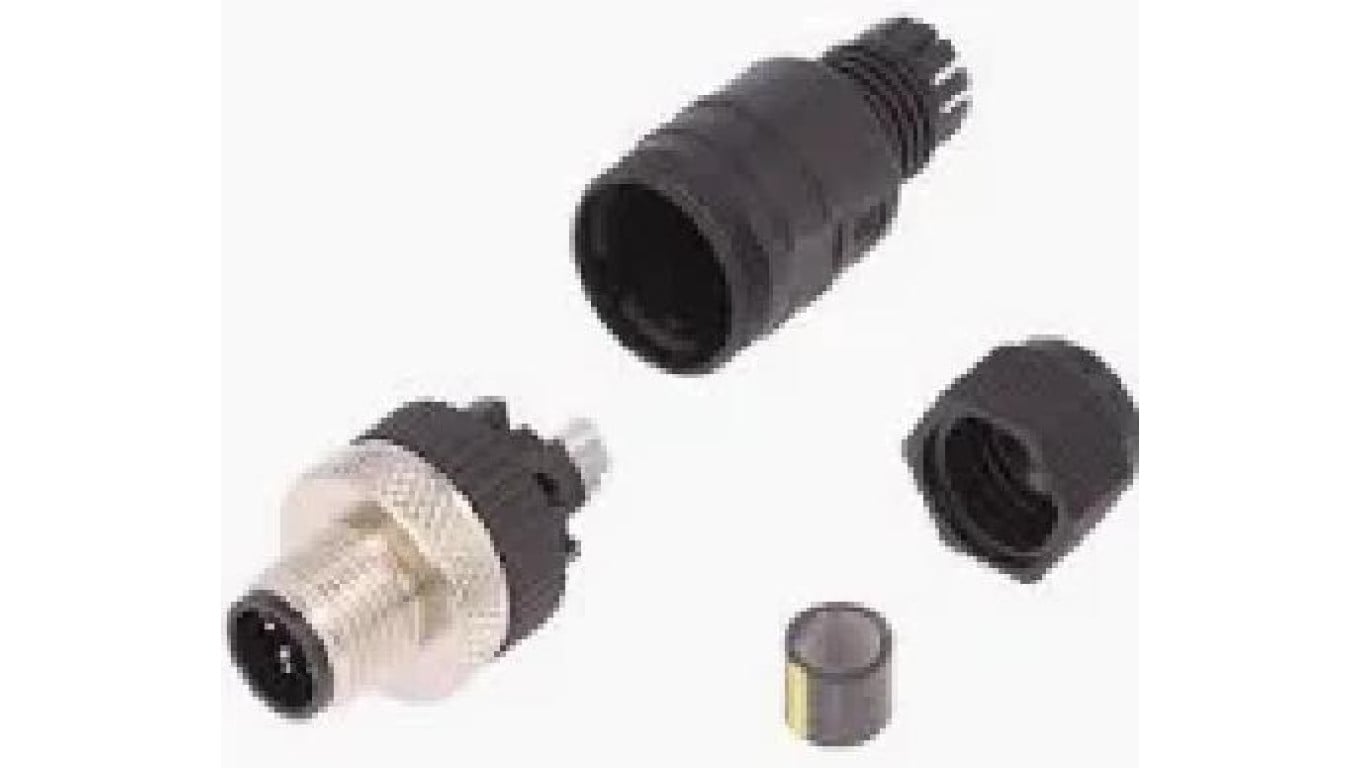 7/8 złącze zasilające do samokonfekcjonowania: męskie, proste, 5-PIN(4+PE), 230 VAC/DC, 9 A 11593