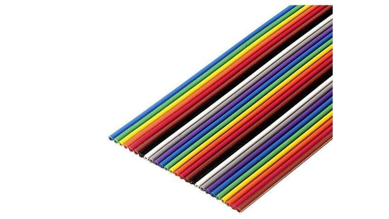Przewód o dł 30,5m wstążkowy 34x28AWG 1,27mm linka Cu nieekranowany PVC 3302/34SF (100FT)