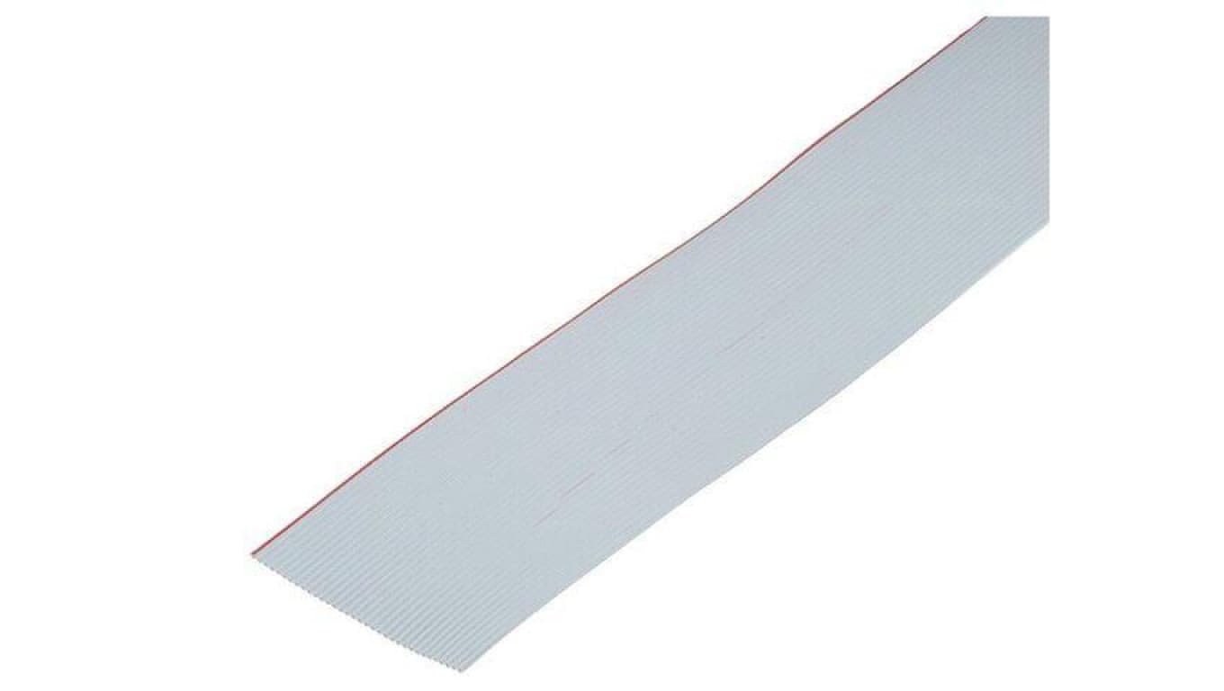 Przewód o dł 30,5m wstążkowy 1,27mm linka Cu nieekranowany PVC szary 3539/40 (100FT)