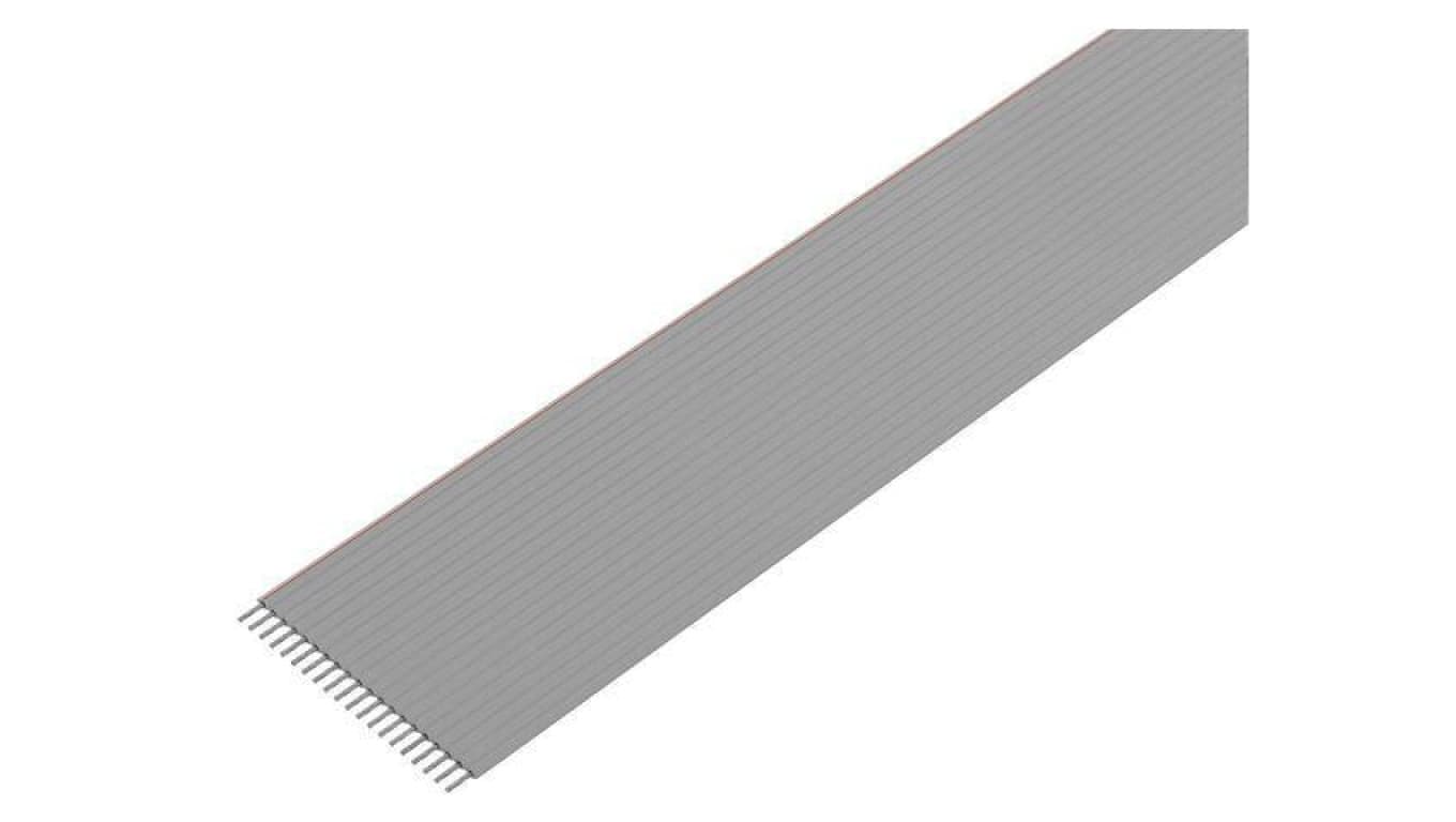 Przewód o dł 100m wstążkowy 1mm linka Cu nieekranowany PVC szary 3625/10 (100M)