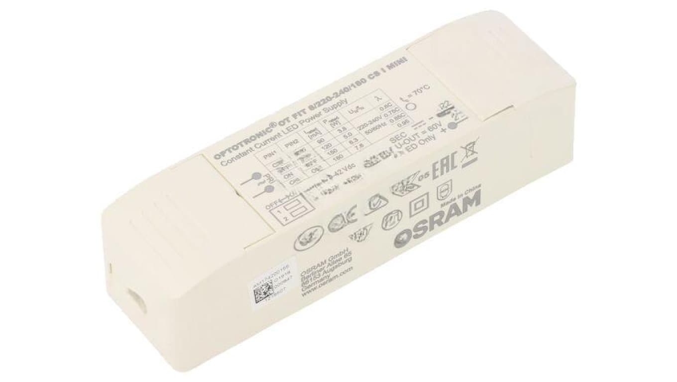 Zasilacz impulsowy LED 7,6W 30...42VDC 90...180mA 198...264VAC OT FIT 8/220-240/180 CS I MINI
