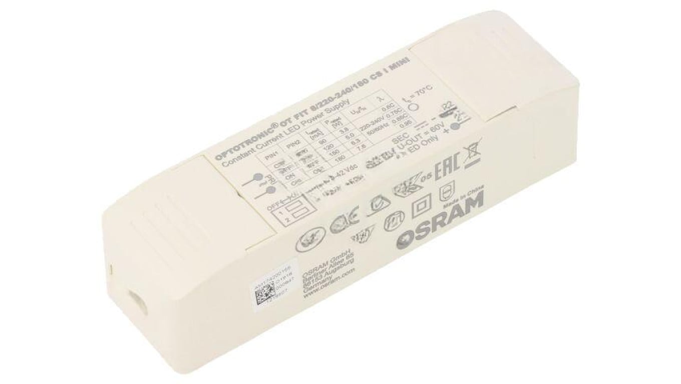 Zasilacz impulsowy LED 7,6W 30...42VDC 90...180mA 198...264VAC OT FIT 8/220-240/180 CS I MINI