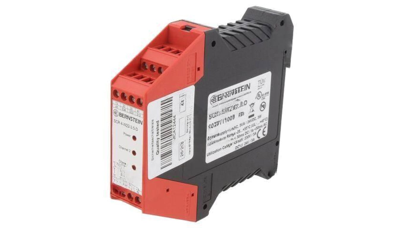 Moduł typu przekaźnik bezpieczeństwa 24VAC 24VDC na szynę DIN -25...50C SCR 4-W22-3.5-D