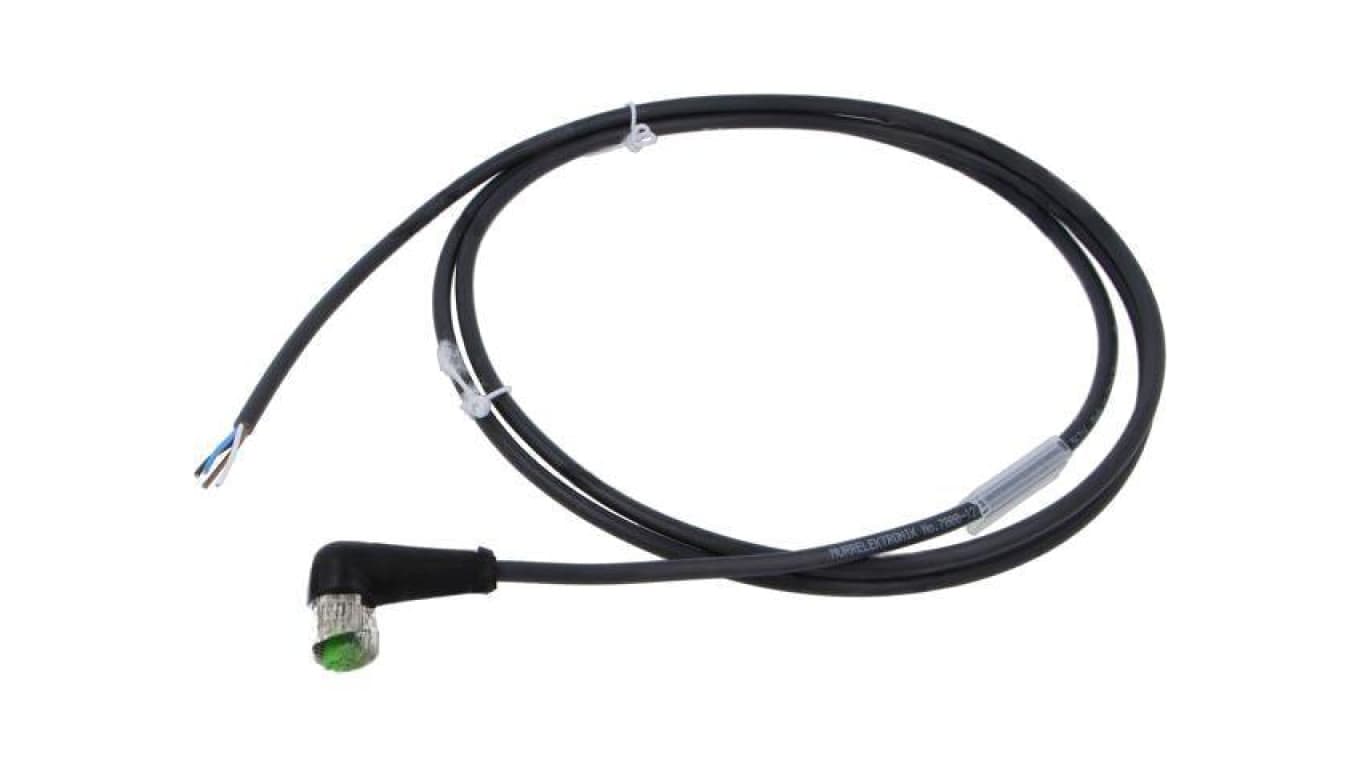 Kabel: do czujników/automatyki M12 4-PIN kątowe 1,5m wtyk 7000-12341-6340150