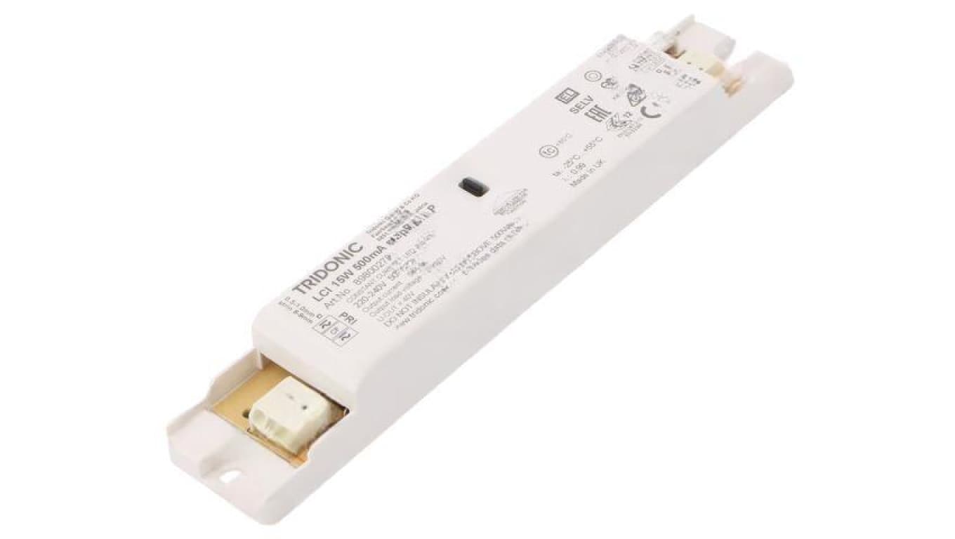 Zasilacz: impulsowy LED 15W 13,5÷33,5VDC 500mA 198÷264VAC LCI 15W 500MA STEPDIM LP