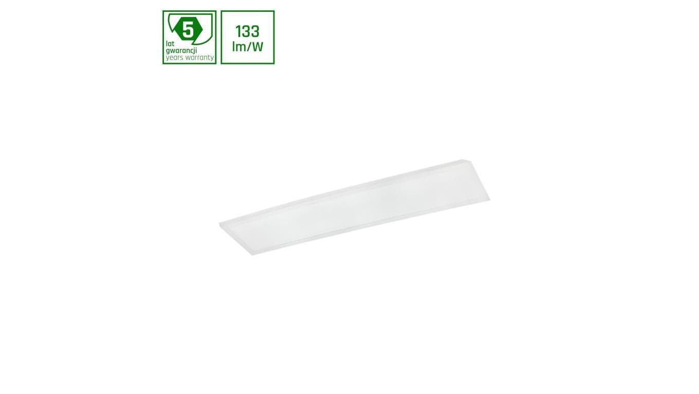 Panel LED ALGINE BACKLIGHT 40W 5300lm 6000K 300x1200x32 biały 5 lat gw.
